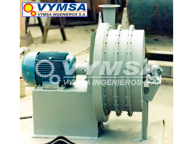 Ventilador centrifugo de 4 etapas de alta presion